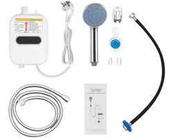 Boiler-Bolero-3500W-220V onmiddellijke-Onmiddellijke kachel- Electro Hot Water Loader met douchekop-Wit