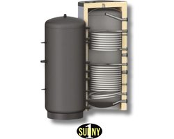 Buffervat 2 spiralen 800L