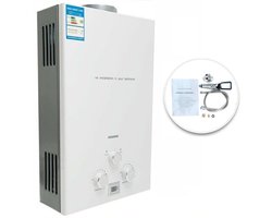 Currero Boiler - Propaan Geiser - Camping - Instant Boiler - 18 Liter - Met Douche Kop