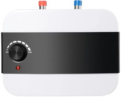 DIMICO - Doorstroomverwarmer - Elektrische boiler - Keukenboiler - Wit - Boilers keuken - 6L watertank - Mini - 1500W - Compact