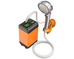 Draagbare Kampeerdouche - Oplaadbare Douchepomp, Temperatuurmonitor 12V 4800mA