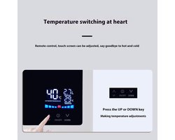 Elektrische Doorstroomverwarmer 3000W - Doorstroomverwarmer Douche - Onder de Aanrecht - Warmwaterboiler - met LCD Temperatuurdisplay - IPX4 Waterdicht - voor Keuken Bad (EU-stekker 220V)