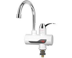 Elektrische Keukenwaterverwarmer - Directe Warme Waterkraan, Warm/Koud, 360° Rotatie, Tankloos, Snel en Veilig