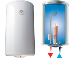 Geëmailleerde elektrische wandboiler 150L 3kW mono 230V-C (natte weerstand)