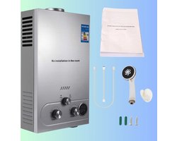 Luxe Propaan Boiler 18L - Ideaal Voor Camper - Caravan - Boot - Camping - Snel Heet Water - Inclusief Douche - LPG Geiser 18 Liter / minuut Boiler