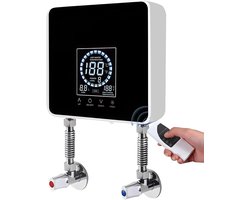 MKSS® Boiler - Doorstroomverwarmer - Keukenboiler - Doorstroomboiler - Met Display - Zwart