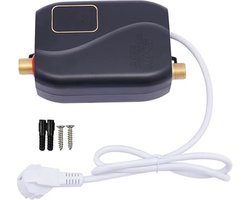 QPFO® Elektrische Doorstroomboiler - Doorstroomverwarmer 3500W - Instant Warm Water Voor Douche en Keuken - Compact Design - Zwart