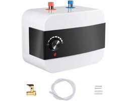Serolux® - Elektrische Boiler - 6L Wateropslag Continue- Snelle Verwarming - Roestvrijstalen - 1500W Snelle Verwarming - Verwarmingstijd 8 minuten - 220V - 32,5x23x27cm - Wit