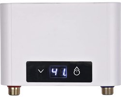 Tankloze Mini Doorstroomboiler met Groot LED-Display - Instante Warmwateroplossing voor Badkamer en Keuken (5500W)