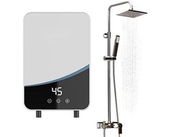 WNHB® Elektrische Doorstroomboiler - Instant Warmwater Verwarmer - Tankloze Boiler 3500W of 5500W - Energiezuinig - Wit