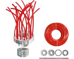 2-in-1 Onkruidborstel en Bosmaaierkop voor Effectieve Onkruidverwijdering