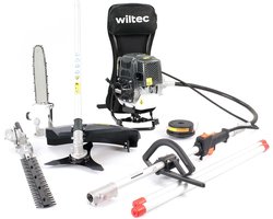 4-in-1 Tuinmotor met 4-takt motor en verlengstuk voor snoeien en maaien