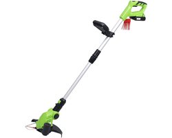 Accu Grastrimmer - Draadloze Trimmer - Tuinonderhoud - Verstelbare Steel - 25 cm Snijbreedte - Groen