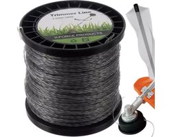 Bigstren Maaidraad 2.4 mm x 100 meter - Duurzaam en Krachtig voor Alle Bosmaaiers