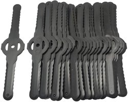 Bosmaaier Bladen - Trimmer Messen - Gras Snijden - Kunststof Materiaal - 20 stuks - Zwart