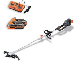 Draadloze Accu Bosmaaier 40V Lichtgewicht met Schouderriem en Dubbele Oplader
