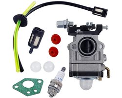 EXCITAT Grasmaaier met carburateur - Carburateurset - met pakkingbuis, bougie en brandstoffilter