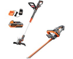 FUXTEC 20V tuinset FX-20VSET5 bestaande uit FX-E1RT20SET en FX-E1HS20