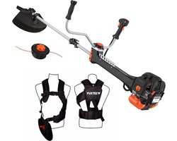FUXTEC Bosmaaier Benzine - Professionele Grastrimmer - 52cc - 2-takt - 2in1 - FX-PS152