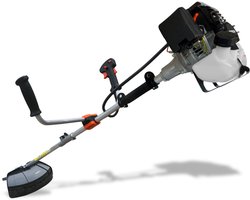 FUXTEC FX-MS125 Benzine Bosmaaier 2-in-1 – 25,4cc 2-takt – Grastrimmer met mes & draad – 305 mm snijbreedte – Slechts 5,5 kg