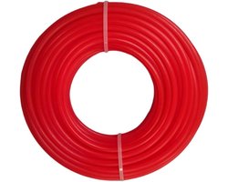 Grasmaaier Draad - Trimmerlijn Vervanging - Onkruid Verwijderen - Duurzaam Nylon Materiaal - 15 Meter - Zichtbaar Oranje