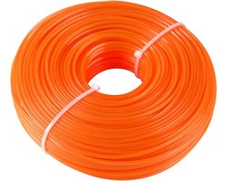 Heavy Duty Nylon Trimmerdraad 2.4mm x 100m - 5-Randig Maaidraad voor Bosmaaier