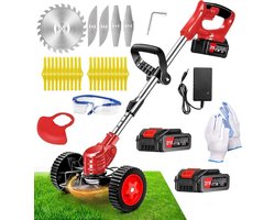 Onkruidborstel Electrisch - Bosmaaier - Grastrimmers met Accu - Tuinonderhoud