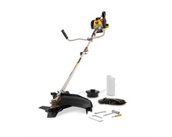 Powerplus Benzine Bosmaaier POWXG30412 - 2 in 1 Ruggedragen maaier en grastrimmer van 52 cc, met schouderharnas, brandstoftank van 1.1 L, tuingereedschap