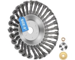 Professionele Onkruidborstel voor Benzine Grasmaaiers - Hoogwaardige Wilde Draadborstel 25,4 mm