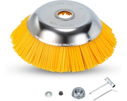 Professionele Onkruidborstel voor Bosmaaier Ronde Staalborstel Reinigen van Oppervlakken