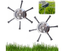 Professionele Onkruidborstel voor Bosmaaiers en Grastrimmers - 5 mm Boring, 2 Stuks