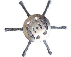 Stalen Draad Maaikoppen voor Bosmaaier - Onkruidborstel Set voor Moeilijk Bereikbare Plekken