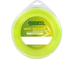 Trimmer Draad - Bosmaaier Draad - Gazon Onderhoud - Vierkant Profiel - 4.0 mm 30 meter - Geel