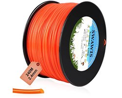 Trimmerdraad 2,4 mm / 240 m voor Grasmaaiers - Nylon Touw voor Efficiënt Onkruid Maaien