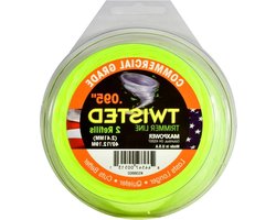 Trimmerdraad - Grasdraad Grasmaaier - Onkruid Verwijderen - Vierkant Gedraaid - 2.4 mm 12 m - Neon Geel