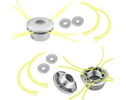 Universele Aluminium Draadkop voor Grastrimmers en Bosmaaiers - Set van 2