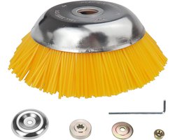 Universele Grastrimmer Kop Nylon Onkruidborstel voor Bosmaaier - Inclusief 5 Adapter Set