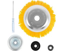 Universele Nylon Borstelkop voor Bosmaaier - 200mm Diameter