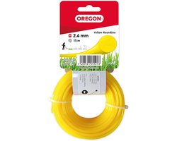 Universele Trimmerdraad voor Grastrimmers en Bosmaaiers - 2.4 mm x 15 meter - Geel