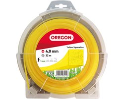 Vierkante Nylon Trimmerdraad Geel 4mm x 32m voor Bosmaaiers en Grastrimmers