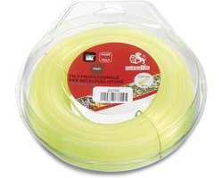 Vierkante Trimmerdraad Geel 3,0 mm x 50 meter voor Bosmaaier