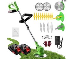 Zweefmaaier - Bosmaaier Electrisch - Grastrimmer met Accu - Grasmaaier - Handmaaier met Wielen - Tuinonderhoud