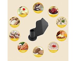Allecto - Broodbakmachine Peddel - Roerpropeller - Geschikt voor diverse broodbakmachines - Handige keukenhulp - Eenvoudig te reinigen - Zwart mode...