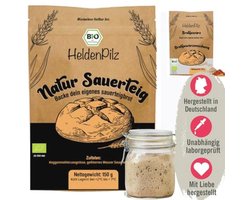 Biologisch Zuurdesem Starter Set voor Brood Bakken | 100% Natuurlijke Ingrediënten | Inclusief Recepten en Instructies
