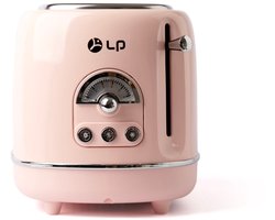 Broodbakmachine - Broodrooster - Multifunctionele broodbakmachine - Ontbijtmaker - Sandwichmaker - Bakmachine - 6 bakstanden - 31x33x24cm - Geschikt voor het roosteren van brood en het maken van ontbijt - Roze
