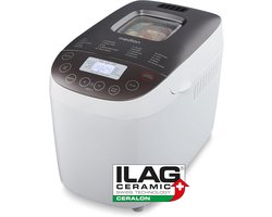Broodbakmachine met 20 bakprogramma's en 950 watt - Vers brood thuis bakken