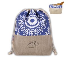 Broodzak en Broodmand 2-in-1 - Ademend en Decoratief - Gemakkelijk te Onderhouden - 30 x 34 cm