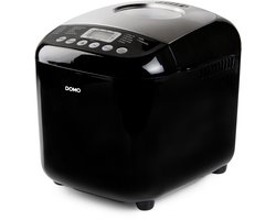 DOMO B3978 Broodbakmachine - 17 Programma’s – Zuurdesem - Glutenvrij - 500-1000g – PFAS-vrij - Zwart