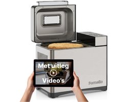 Fornello Essenza Broodbakmachine - PFAS vrij - Keramisch - Broodmachine - Glutenvrij