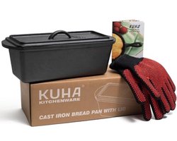 Gietijzeren broodpan voor perfect gebakken brood, ideaal voor zuurdesem en ambachtelijk bakken